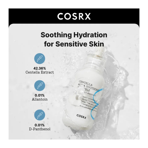 COSRX - Sérum Visage Hydrium Centella Aqua Soothing Ampoule