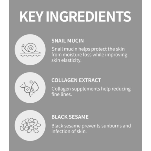 COXIR - Émulsion hydratante Black Snail Collagen