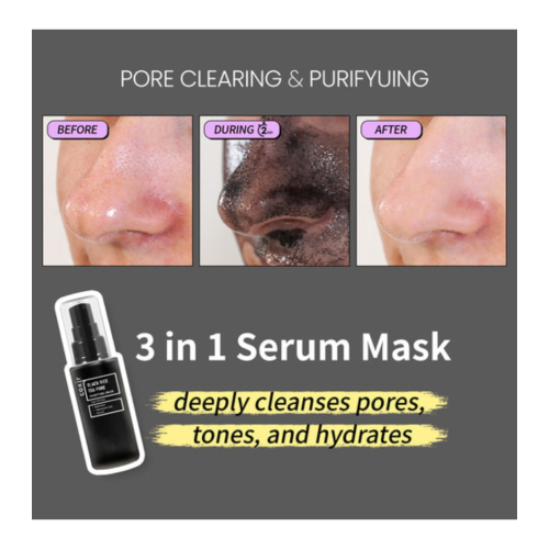 COXIR - Masque Facial Purifiant Black Rise Txa Pore