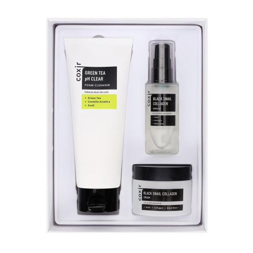 COXIR - Coffret soin visage anti-taches Black Snail Gift Set