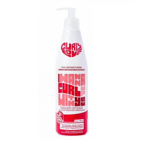 Curly Love - Curl Definer Curl Defining Cream - Avocat, Avoine et Guimauve 450ml