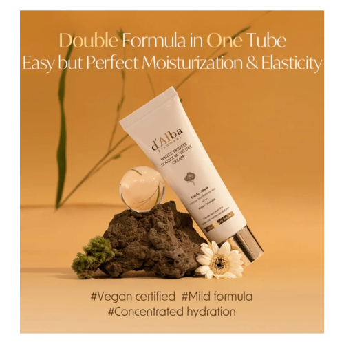 D'Alba - Crème hydratante pour le visage Double White Truffle