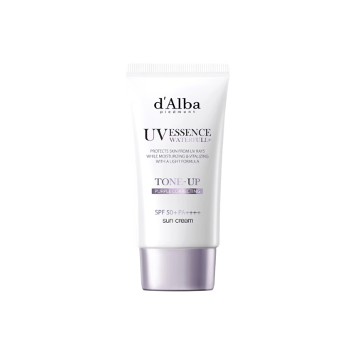 D'Alba - Crème solaire visage Tone-Up SPF50+ PA++++ - Purple Correcting