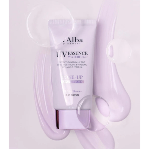 D'Alba - Crème solaire visage Tone-Up SPF50+ PA++++ - Purple Correcting