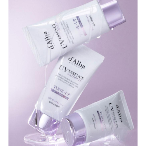 D'Alba - Crème solaire visage Tone-Up SPF50+ PA++++ - Purple Correcting