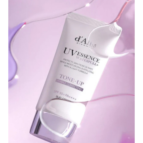 D'Alba - Crème solaire visage Tone-Up SPF50+ PA++++ - Purple Correcting