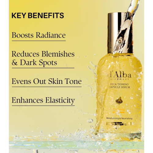 D'Alba - Sérum facial illuminateur Vita Toning Capsule
