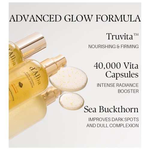 D'Alba - Sérum facial illuminateur Vita Toning Capsule