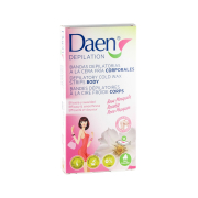 Daen - Bandes de cire froide enlèvement cheveux de corps - Rose musquée