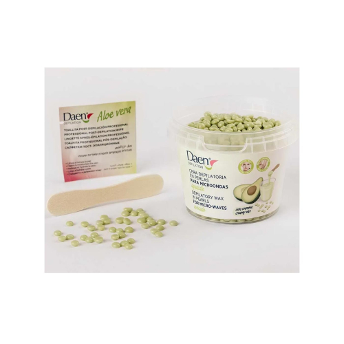 Daen - Perles de cire à épiler pour micro-ondes - Avocat