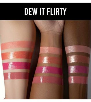 Danessa Myricks - Palette de fards à joues et de lèvres crème Dewy Cheek & Lip - Dew It Flirty