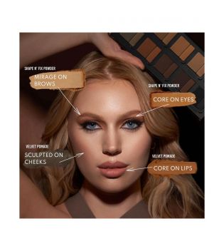 Danessa Myricks - Palette multi-usage pour le visage, les yeux et les lèvres Groundwork Defining Neutrals