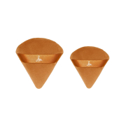 Danessa Myricks - Ensemble de houppettes de maquillage Yummy Skin Velour Puff Duo - Caramel