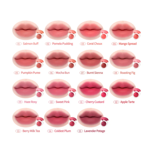 Dasique - Baume pour les lèvres et les joues Souffle Color Pot - 09: Haze Rosy