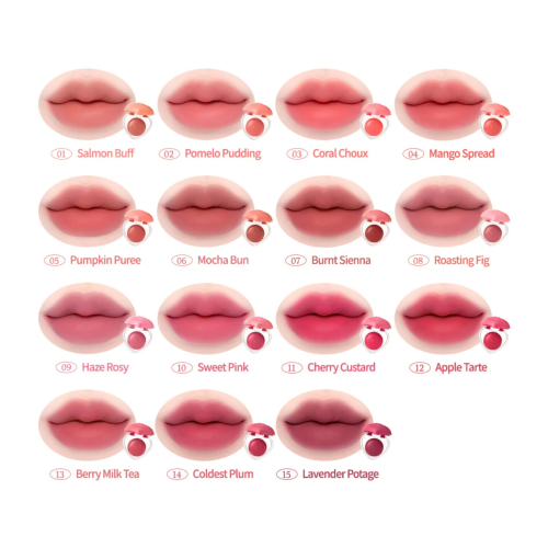 Dasique - Baume pour les lèvres et les joues Souffle Color Pot - 14: Coldest Plum