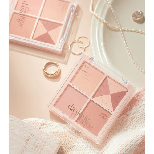 Dasique - Palette de blush en poudre Blending Mood Cheek - 04: Beige Knit