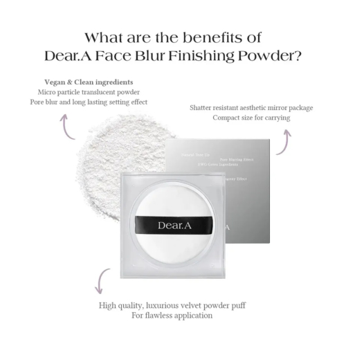 Dear.A - Poudre de finition libre Face Blur
