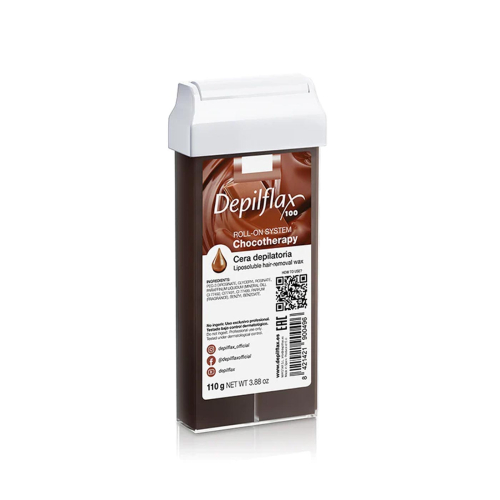 Depilflax - Recharge de cire chaude liposoluble roll-on - Chocothérapie