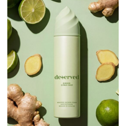 Deserved - Gel douche à la texture crémeuse - Ginger Citrus Shot