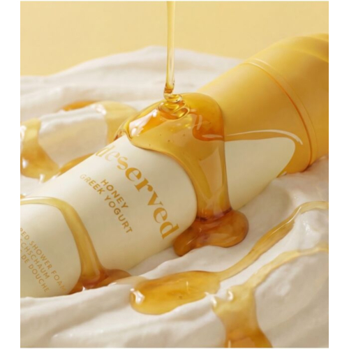 Deserved - Gel douche à la texture crémeuse - Honey Greek Yogurt