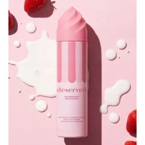 Deserved - Gel douche à la texture crémeuse - Strawberry Milkshake