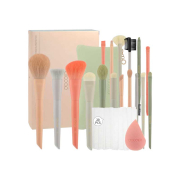 Docolor - Set de pinceaux et trousse de toilette Morandi
