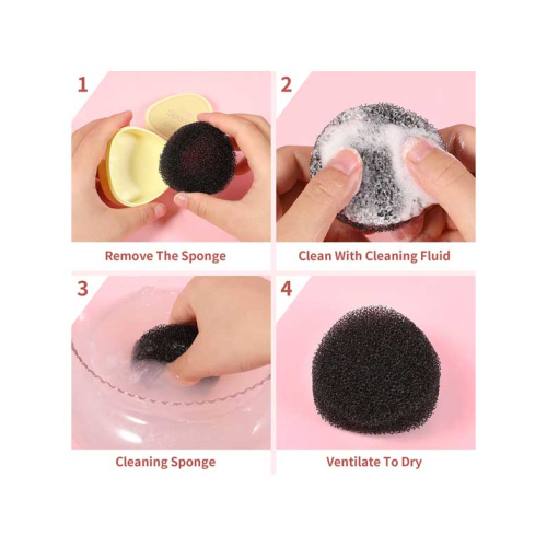 Docolor Brush Cleaner Set Quick Cleaner Box & Wet Cleaning Soap Box