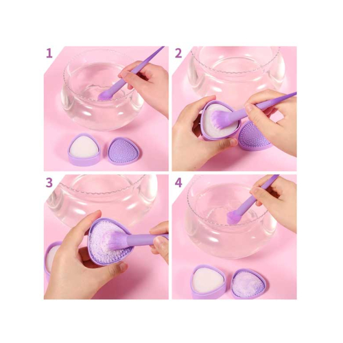 Docolor Brush Cleaner Set Quick Cleaner Box & Wet Cleaning Soap Box