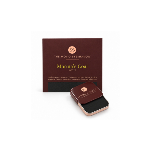 Double S Beauty - Ombre à paupières The Mono Eyeshadow Matte - Marina’s Coal