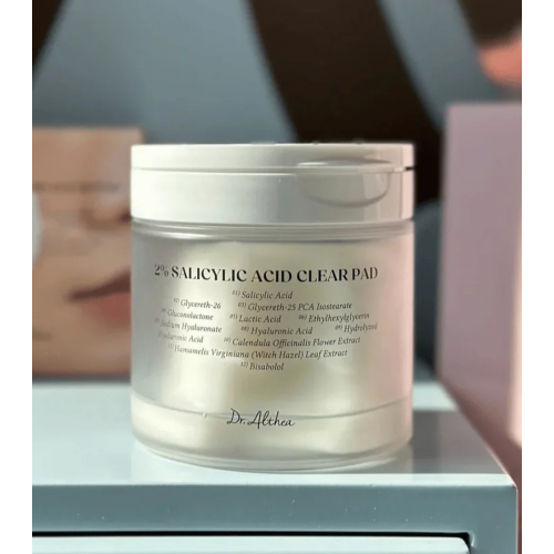 Dr. Althea - Lingettes transparentes à 2 % d'acide salicylique - Clear Pads
