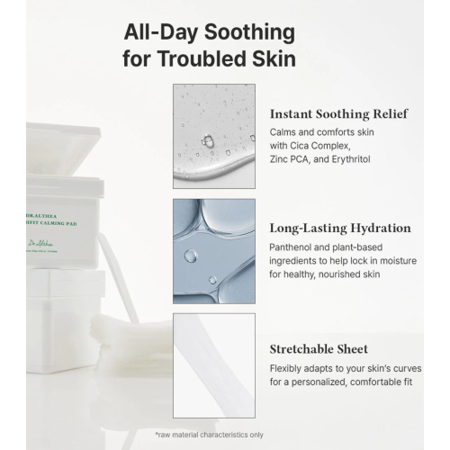 Dr. Althea - Coussinets apaisants Stretchfit - 50 coussinets