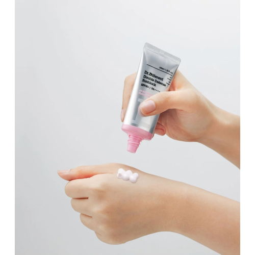 Dr.Different - Crème solaire pour le visage Double Defense Sunblock SPF50+ PA ++++
