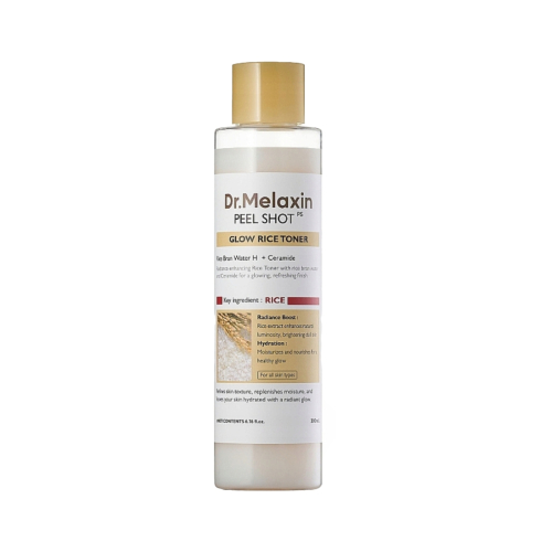 Dr.Melaxin - *Peel Shot* - Lotion tonique pour le visage Glow Rice