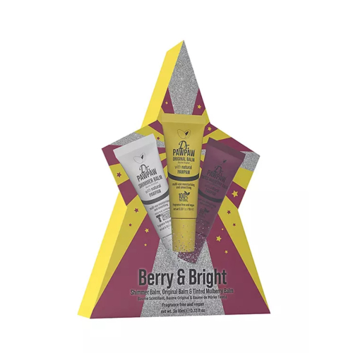 Dr. Paw Paw - Trio de baumes à lèvres Berry & Bright - Shimmer Balm, Original & Tinted Mulberry