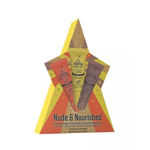 Dr. Paw Paw - Trio de baumes à lèvres Nude & Nourished - Tinted Papaya, Original & Tinted Rich Mocha