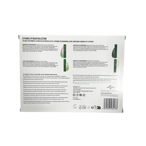 Dr. Paw Paw - *Wicked* - Coffret de 4 baumes à lèvres - Elphaba Lip Balm Collection