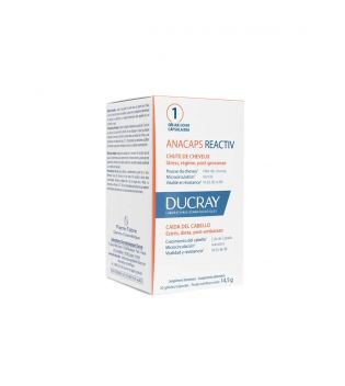 Ducray - Gélules contre la chute des cheveux Anacaps Reactiv - 30 gélules