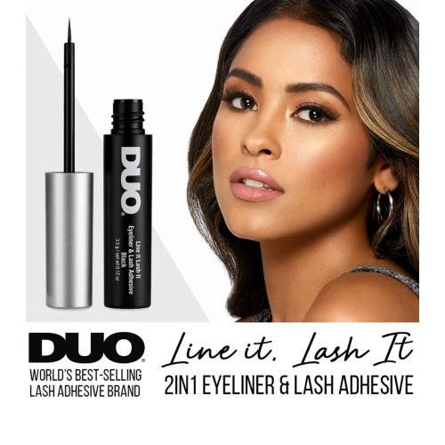 DUO - Eyeliner adhésif pour faux cils Line it Lash it - Black