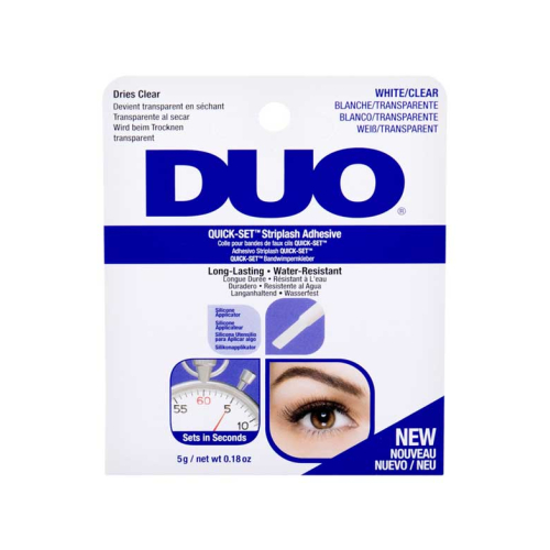 DUO - Adhésif pour les cils Quick-Set Striplash - Blanche/Transparente