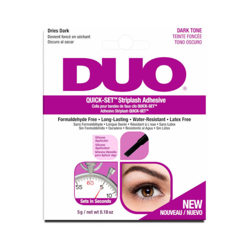 DUO - Adhésif pour les cils Quick-Set Striplash - Teinte foncée