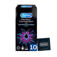 Durex - Préservatifs Perfect Connection Extra Lubrication - 10 unités