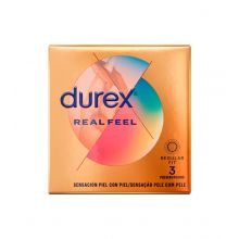 Durex - Préservatifs à sensation peau à peau Real Feel - 3 unités