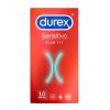Durex - Préservatifs Sensitive Slim Fit - 10 unités