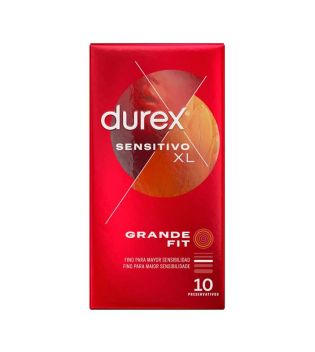 Durex - Préservatifs Sensitive XL - 10 unités
