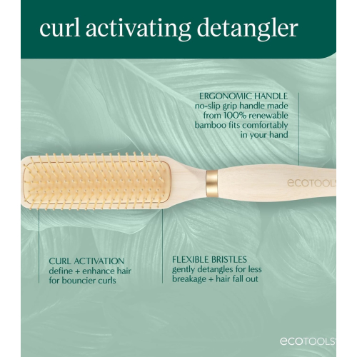 Ecotools - Brosse démêlante pour cheveux bouclés Curl Activating