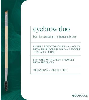 Ecotools - Duo de Brosses à Sourcils Eyebrow Duo