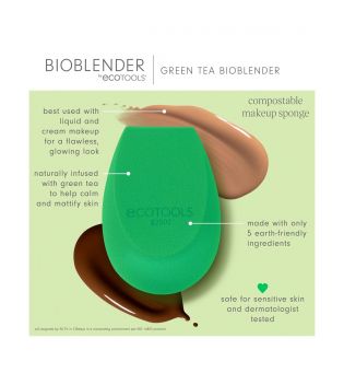 Ecotools - Éponge Maquillage Green Tea Bioblender
