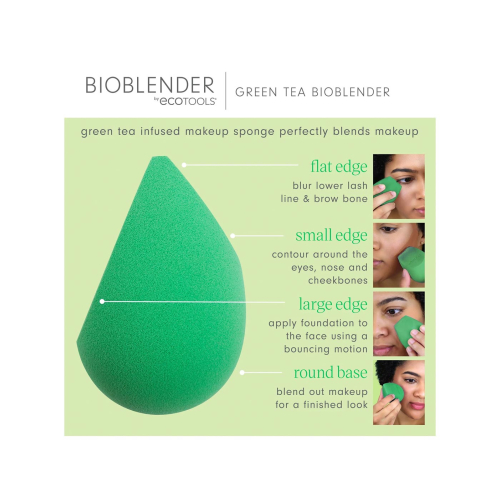Ecotools - Éponge Maquillage Green Tea Bioblender