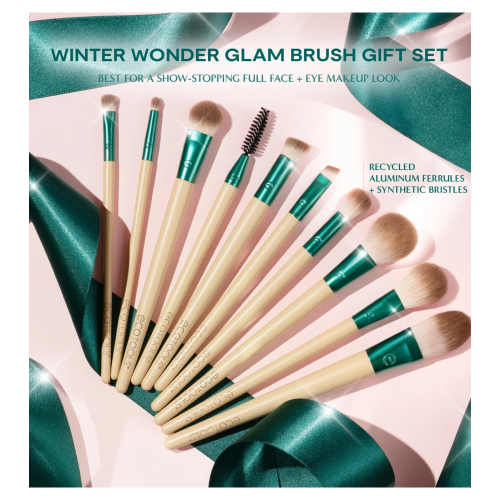 Ecotools - *Holidays* - Lot de 10 pinceaux Winter Wonder Glam