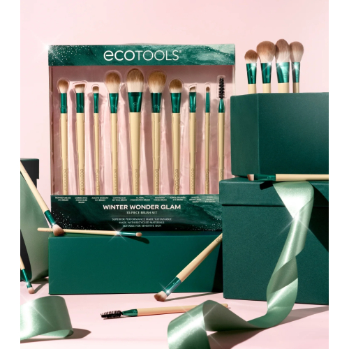 Ecotools - *Holidays* - Lot de 10 pinceaux Winter Wonder Glam